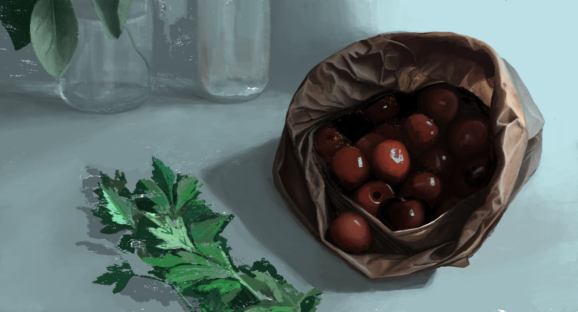Still life - Cherries