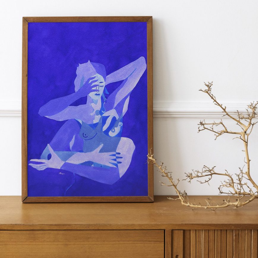 Abstrait nu N°11 - Hold tight