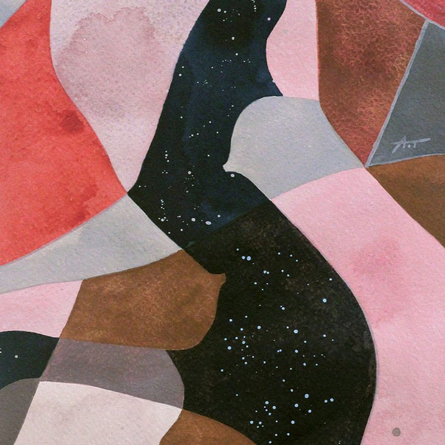 Abstrait nu N°27 -Inbetwin : The starry sky