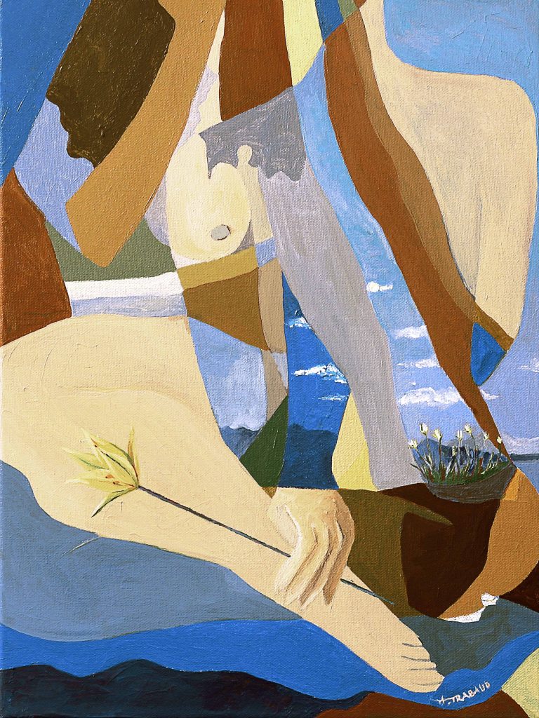 Abstrait Nu N°22 - Picking some tulips