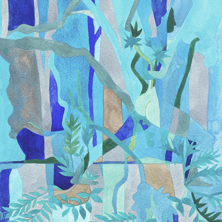 Abstrait nu N°13-Steps in th Forest