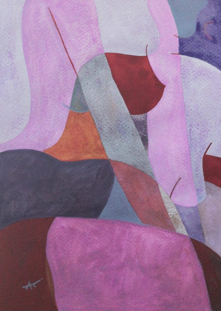 Abstrait nu N°26- Pink bodies