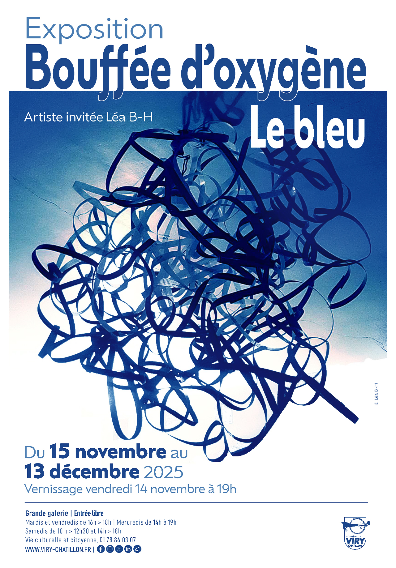 Affiche Bouffée d'Oxygène-Le Bleu