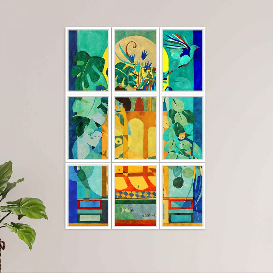 Abstrait Nu N°23 : Monstera palace